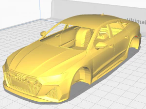 Audi RS7 Sportback 2020 Printable Body 3D Print Model