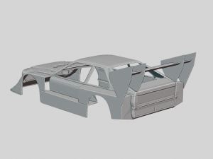 Audi S1 Hillclimb 1985 Printable Body Modelo de Impressão 3D