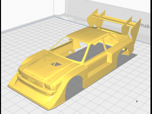 Audi S1 Hillclimb 1985 Printable Body Modelo de Impressão 3D