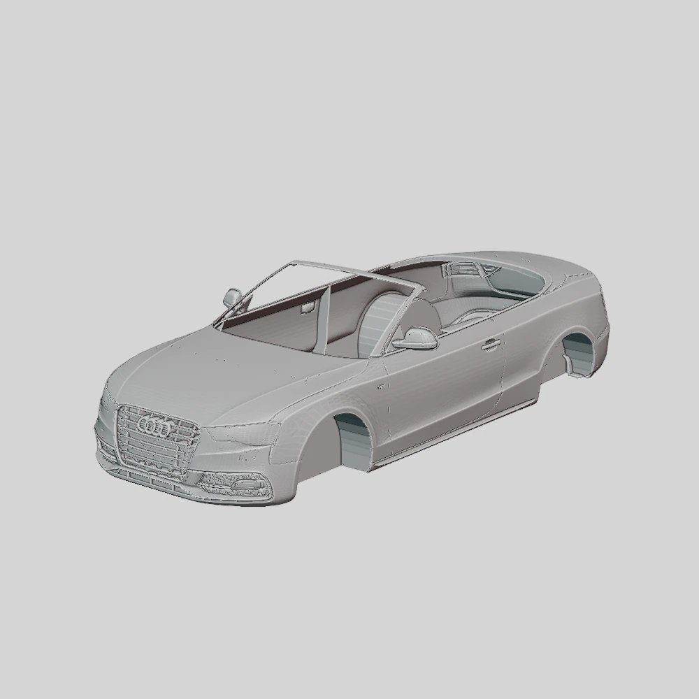 Audi S5 Cabriolet 2012 Printable Body 3D Print Model .c4d .max .obj .3ds .fbx .stl .blend 