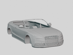 Audi S5 Cabriolet 2012 Printable Body 3D Print Model