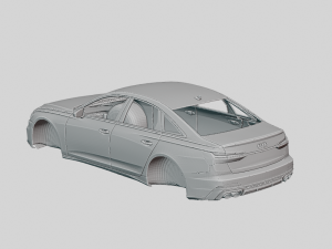 Audi S6 Sedan 2020 Printable Body Modello di stampa 3D