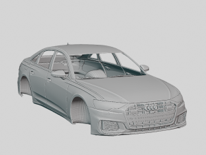 Audi S6 Sedan 2020 Printable Body Modello di stampa 3D