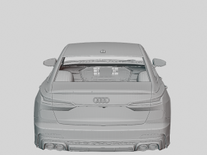 Audi S6 Sedan 2020 Printable Body Modello di stampa 3D