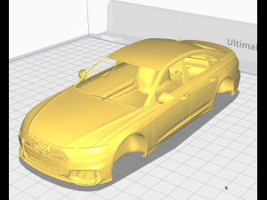 Audi S6 Sedan 2020 Printable Body Modello di stampa 3D