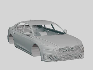 Audi S8 2020 Printable Body 3D Print Model