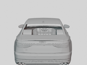 Audi S8 2020 Printable Body Model do druku 3D