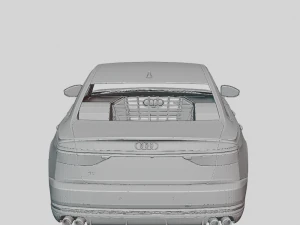 Audi S8 2020 Printable Body 3D Print Model