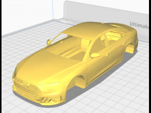 Audi S8 2020 Printable Body 3D Print Model