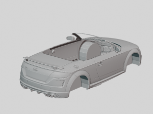Audi TTS Roadster 2020 Printable Body 3D 프린트 모델