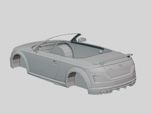 Audi TTS Roadster 2020 Printable Body 3D 프린트 모델