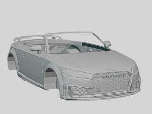 Audi TTS Roadster 2020 Printable Body 3D 프린트 모델