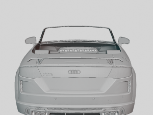 Audi TTS Roadster 2020 Printable Body 3D 프린트 모델