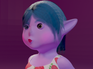 Kiwi - Female Goblin Model 3D