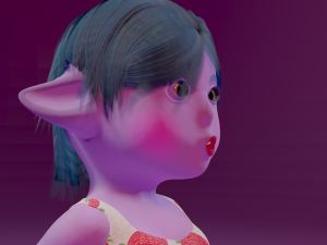 Kiwi - Female Goblin Model 3D
