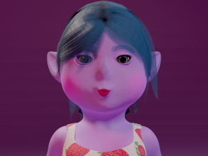 Kiwi - Female Goblin Model 3D