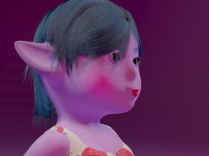 Kiwi - Female Goblin Model 3D