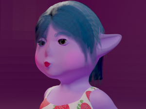 Kiwi - Female Goblin Model 3D