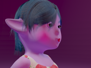 Kiwi - Female Goblin Model 3D