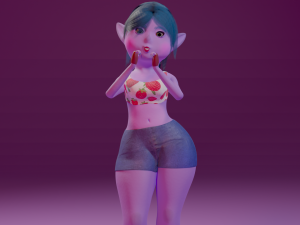 Kiwi - Female Goblin Model 3D