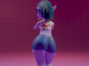 Kiwi - Female Goblin Model 3D