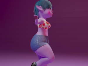 Kiwi - Female Goblin Model 3D