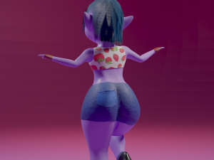 Kiwi - Female Goblin Model 3D