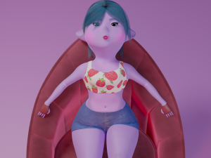 Kiwi - Female Goblin Model 3D
