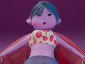 Kiwi - Female Goblin Model 3D