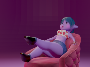 Kiwi - Female Goblin Model 3D