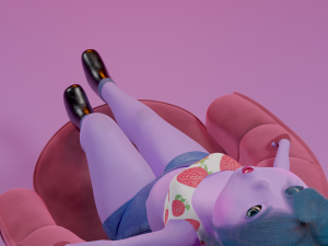 Kiwi - Female Goblin Model 3D
