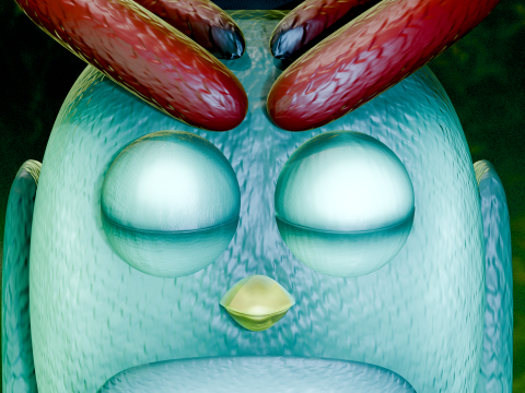 Lemon The Explorer Owl Low-poly Modèle 3D