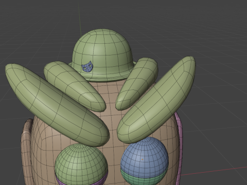 Lemon The Explorer Owl Low-poly Modèle 3D