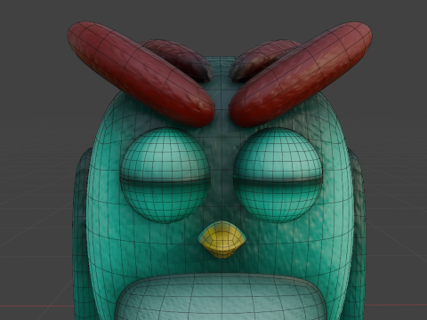 Lemon The Explorer Owl Low-poly Modèle 3D