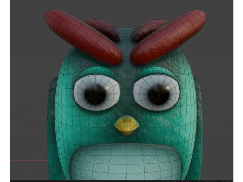 Lemon The Explorer Owl Low-poly Modèle 3D