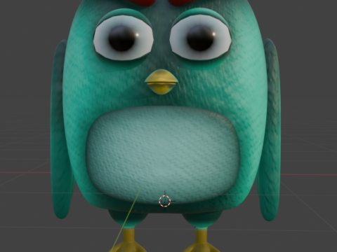 Lemon The Explorer Owl Low-poly Modèle 3D