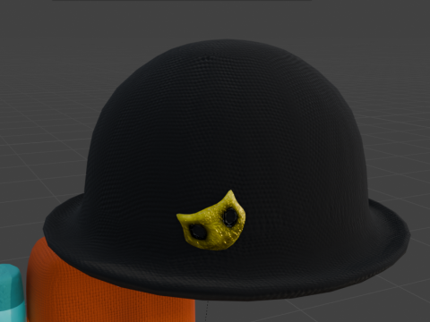 Lemon The Explorer Owl Low-poly Modèle 3D