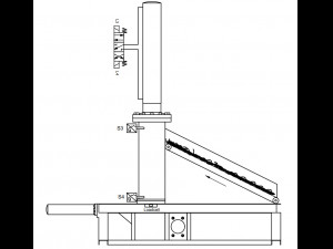 3 cylinder vertical hydraulic press 3D Model