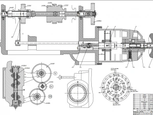 6H82 milling machine drawing 3D Model