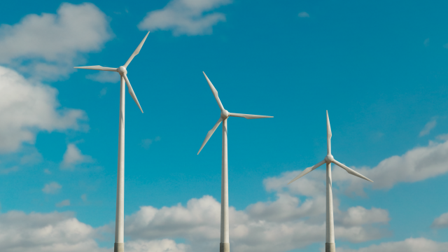 Wind Turbine Low poly Low-poly Modello 3D .c4d .max .obj .3ds .fbx .stl .blend 