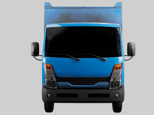 Recycle Truck Waste Car Low Poly Low-poly Modelo 3D