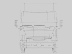 Recycle Truck Waste Car Low Poly Low-poly Modelo 3D