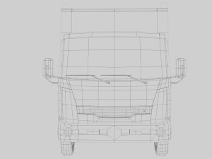 Recycle Truck Waste Car Low Poly Low-poly 3D Model