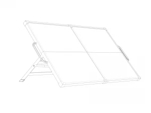 Solar Panel Ecology energy Low Poly Low-poly 3D Model