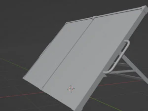 Solar Panel Ecology energy Low Poly Low-poly 3D Model