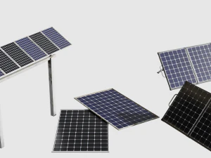 Solar Panel Ecology energy Low Poly Low-poly 3D Model