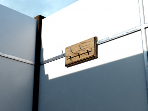 Dressing booth Changing room Beach cabin tent Low-poly Modelo 3D