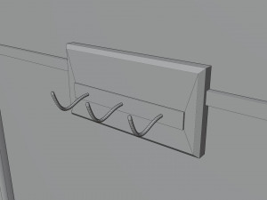Dressing booth Changing room Beach cabin tent Low-poly Modelo 3D