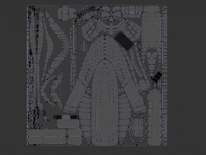 Scooter de &aacute;gua de esqui a jato de resgate Aquabike Hydrocycle Jet boat Low-poly Modelo 3D