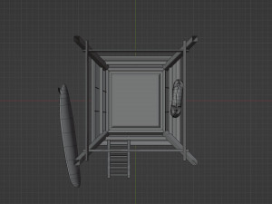 Lifeguard Rescue Guard tower Beach lookout 3D Model